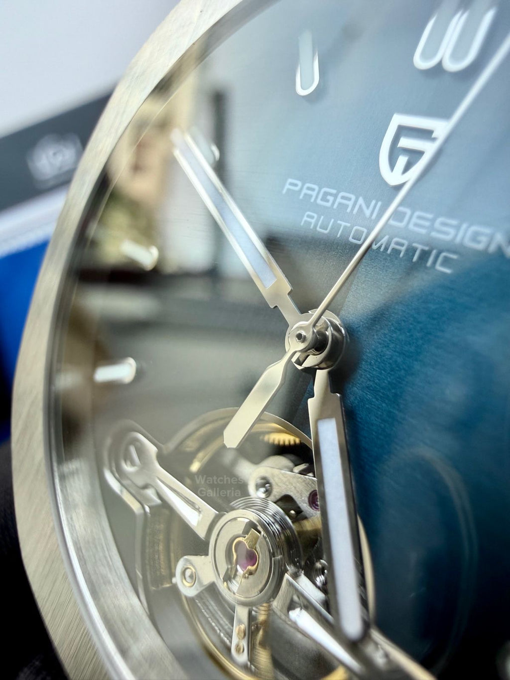 Pagani Design PDys025 Nautilus Flywheel Blue 42mm Automatic – Sapphire Glass | Skeleton Dial | Exhibition Back