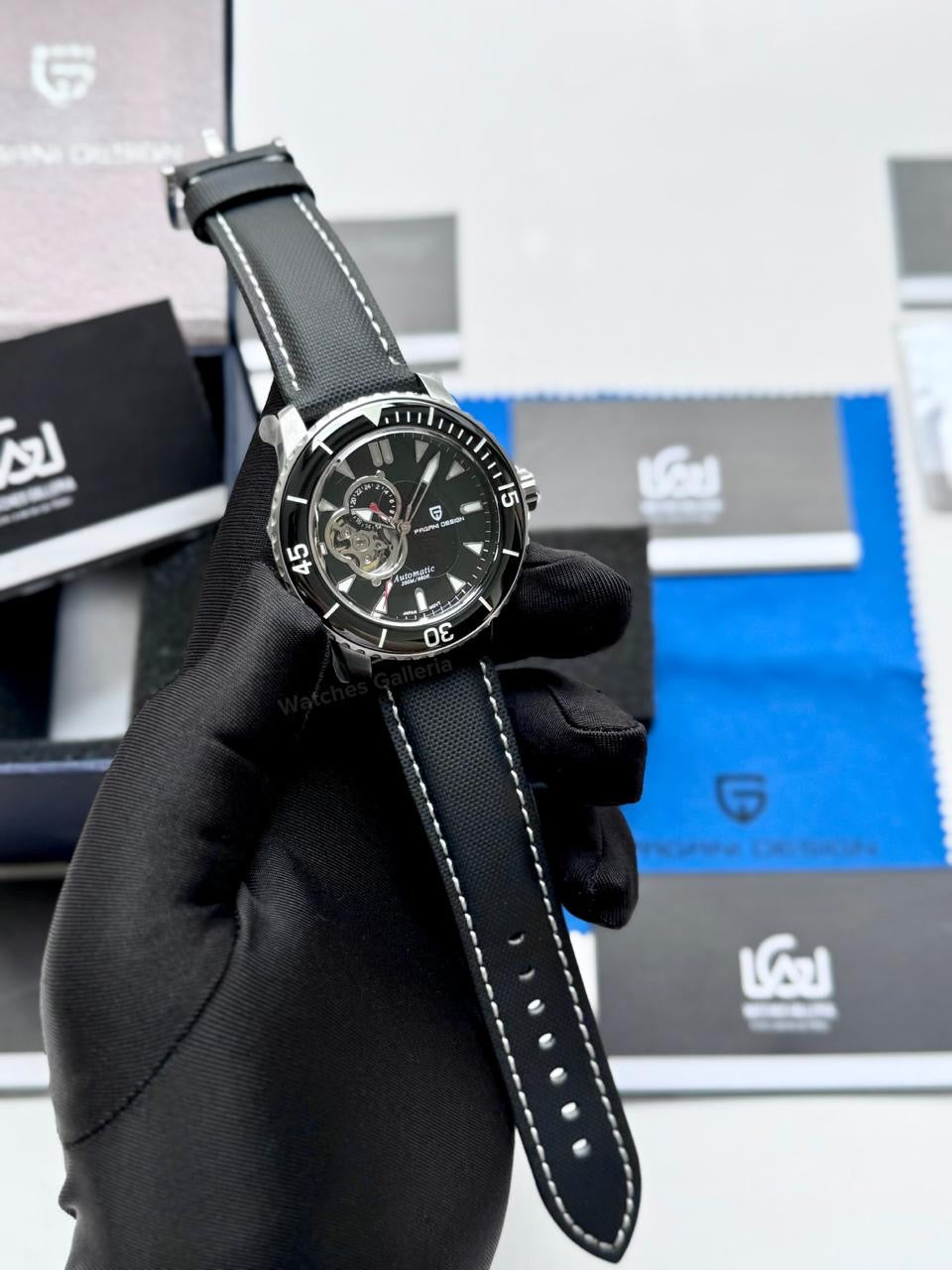 Pagani Design PD1674 Fifty Fathoms Open Heart Automatic Watch in Pakistan – 44mm Diver 200M, Sapphire Crystal, Seiko NH39 Movement, Luxury Men’s Mechanical Watch