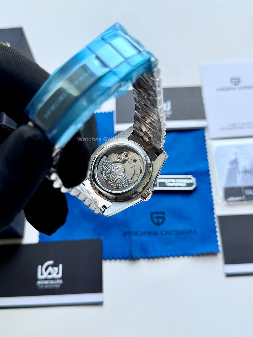 Pagani Design PD1752 Date Day Automatic (Two Tone Silver) New Release Pagani Design in Pakistan