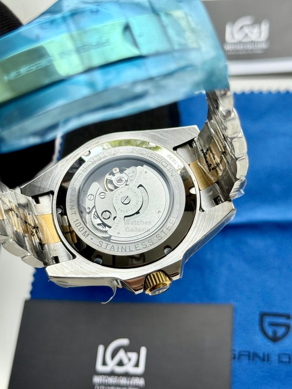 Pagani Design Watch PD1639 Submariner Automatic (Gold Green) Pagani Design in Pakistan