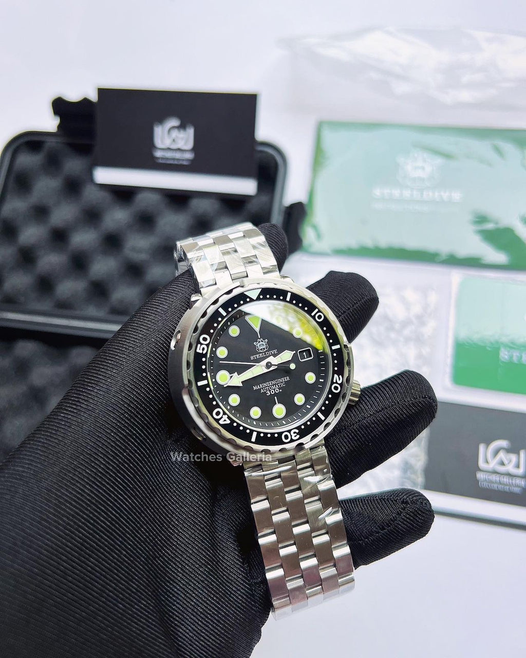 Steeldive Tuna MarineEngineer Automatic (Black) SD1975