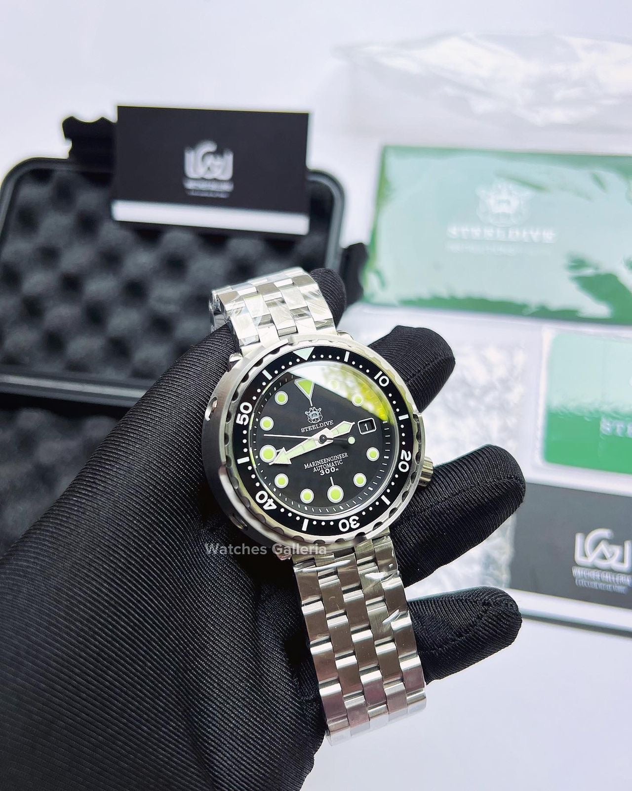 Steeldive Tuna MarineEngineer Automatic (Black) SD1975