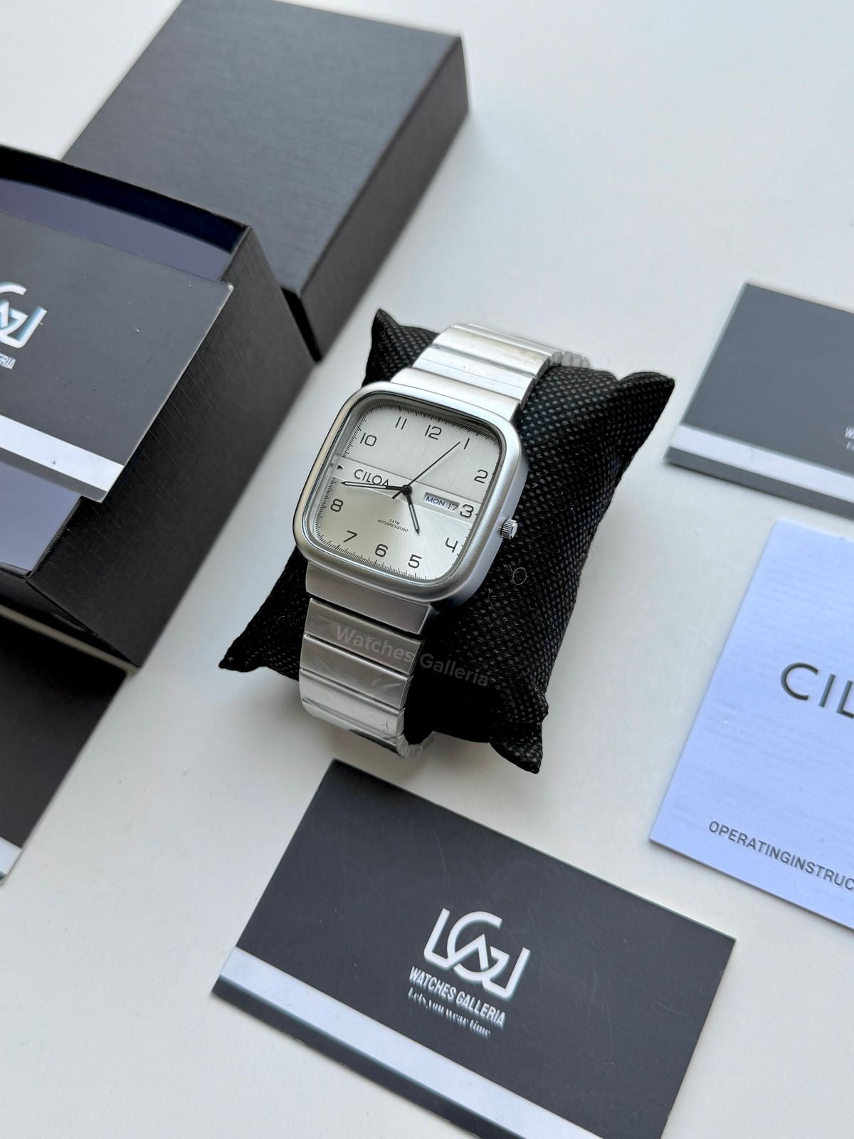 Ciloa Watch 141 TV Style Watch (Silver) | TV Style Watch | Ciloa Watch Pakistan