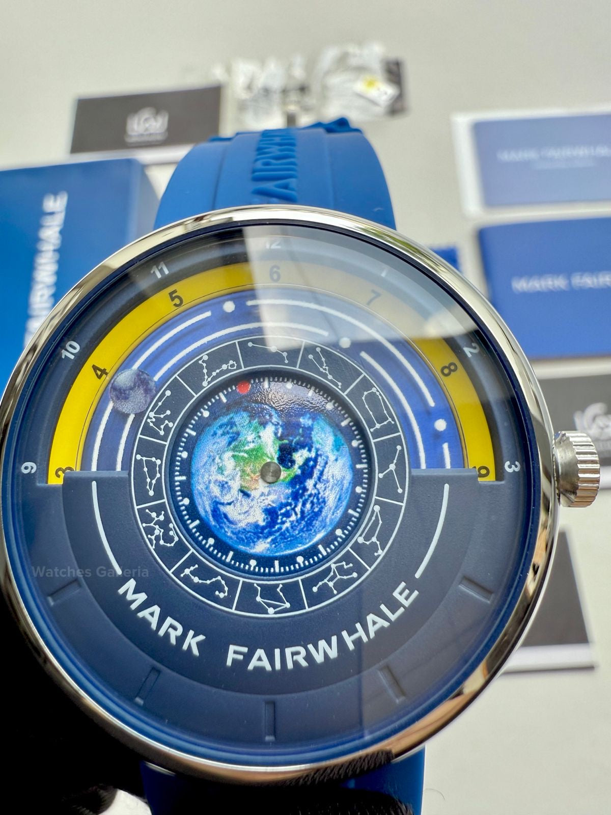 Mark Fairwhale Earth Planet Quartz (Blue) MFW5700 Watches Galleria © Copyrights All Right Reserved