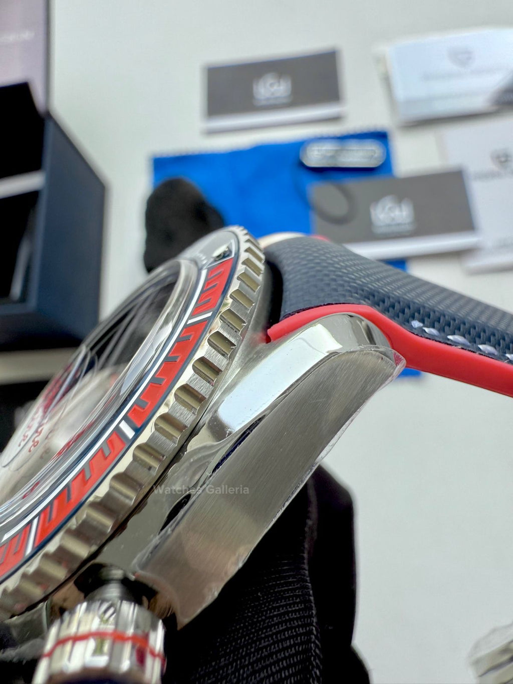 Pagani Design Sea Master Planet Ocean Automatic PD1679 (Blue/Red) Pagani Design in Pakistan