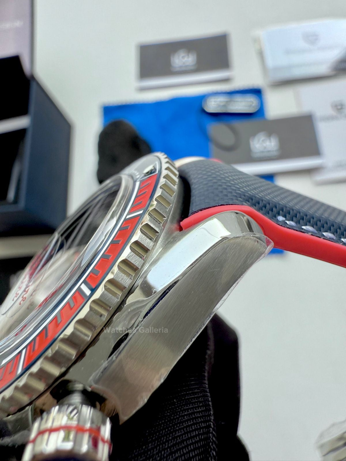 Pagani Design Sea Master Planet Ocean Automatic PD1679 (Blue/Red) Pagani Design in Pakistan