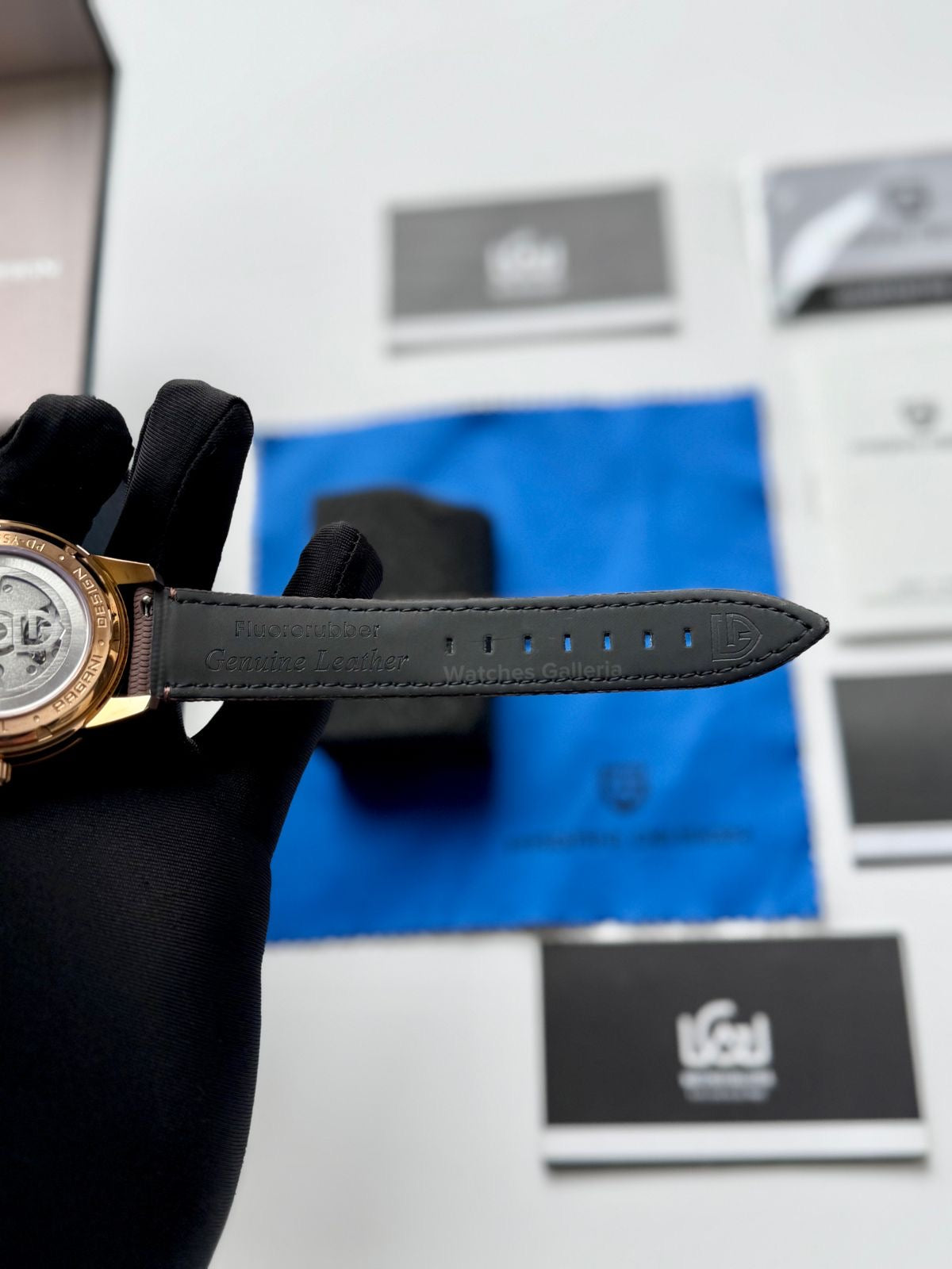 Pagani Design PDys021 Moonphase Flywheel Automatic Latest Watch (Brown/Rose Gold) PD-YS021 Pagani Design in Pakistan