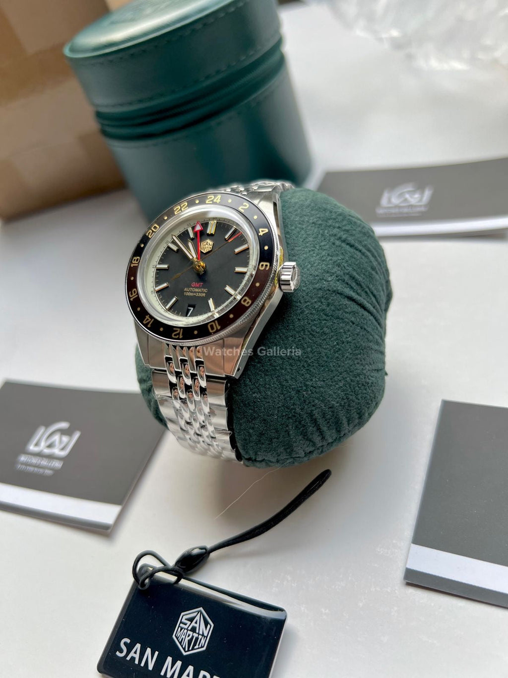 San Martin GMT RootBeer Automatic SN0116 Watches Galleria