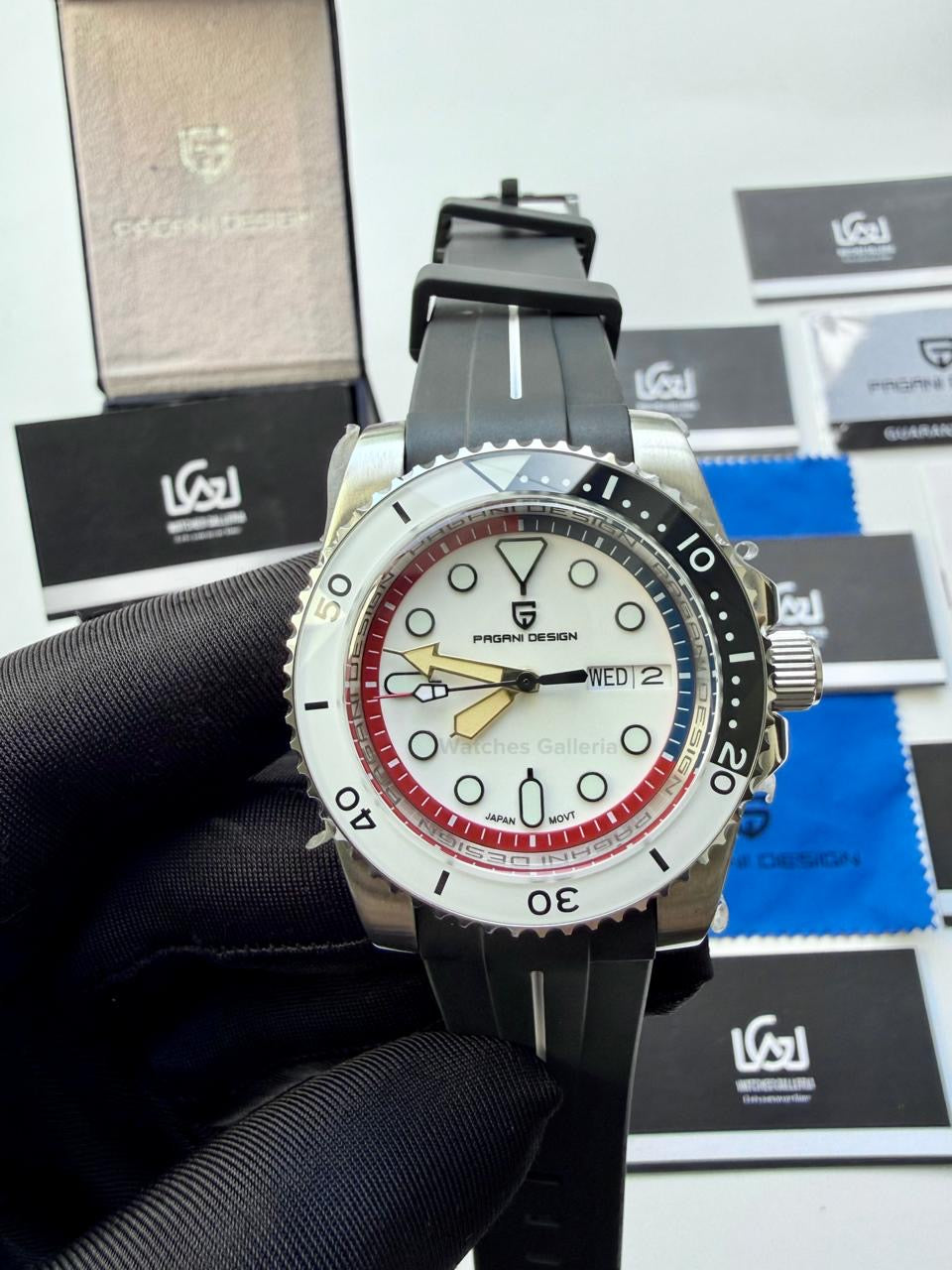 Pagani Design PD1726 Mini Gundam Limited Edition Automatic Watch – Sapphire Crystal, Seiko NH36A, Ceramic Bezel