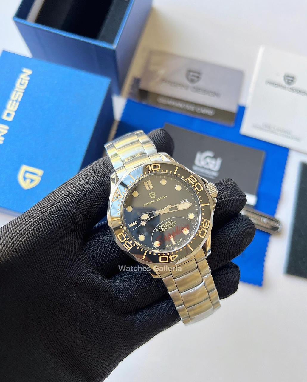 Pagani Design Seamaster James Bond Automatic (Black) PD1667