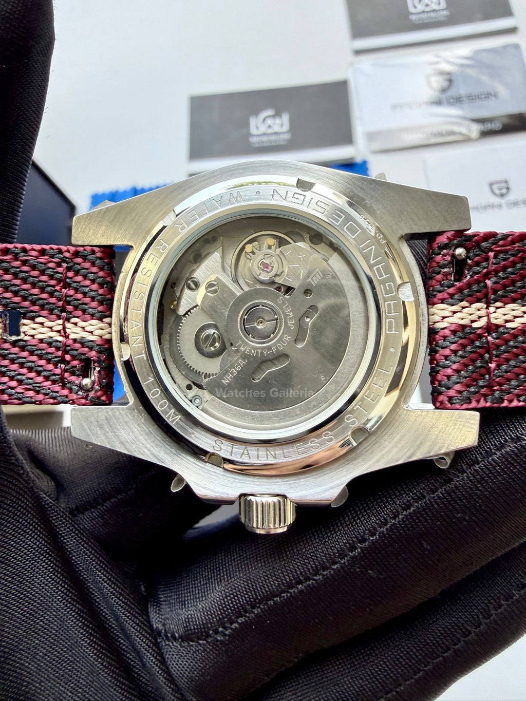 Pagani Design PD1726 Mini Gundam Limited Edition Automatic Watch – Sapphire Crystal, Seiko NH36A, Ceramic Bezel