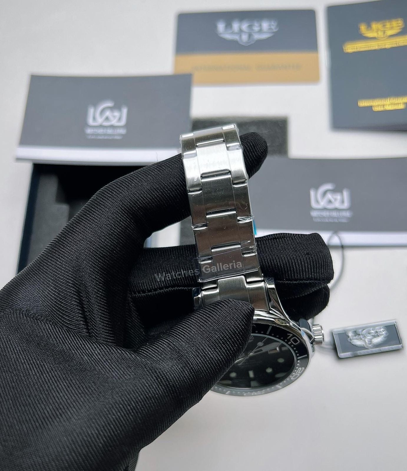Lige Sea Master Diver Quartz (Black) LG8936
