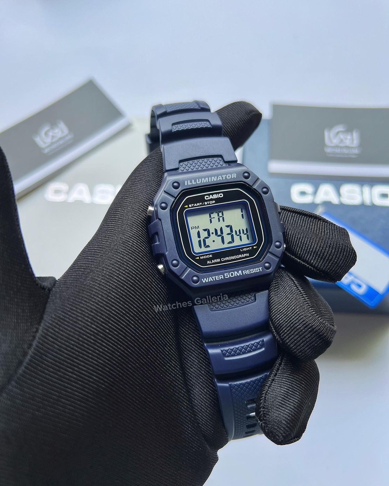 Casio Digital Watch (Blue) W218H