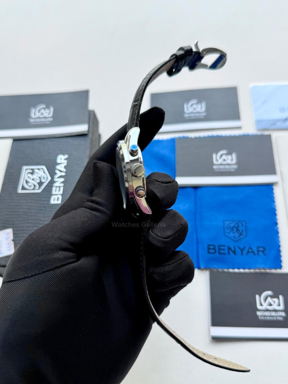 Benyar BY5193 Classic Moonphase Quartz (Black) Benyar in Pakistan