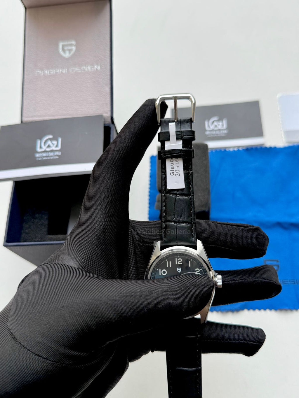 Pagani Design PD1717 Spirit Pilot (Blue/Black Leather Exclusive) Pagani Design Watch Pakistan