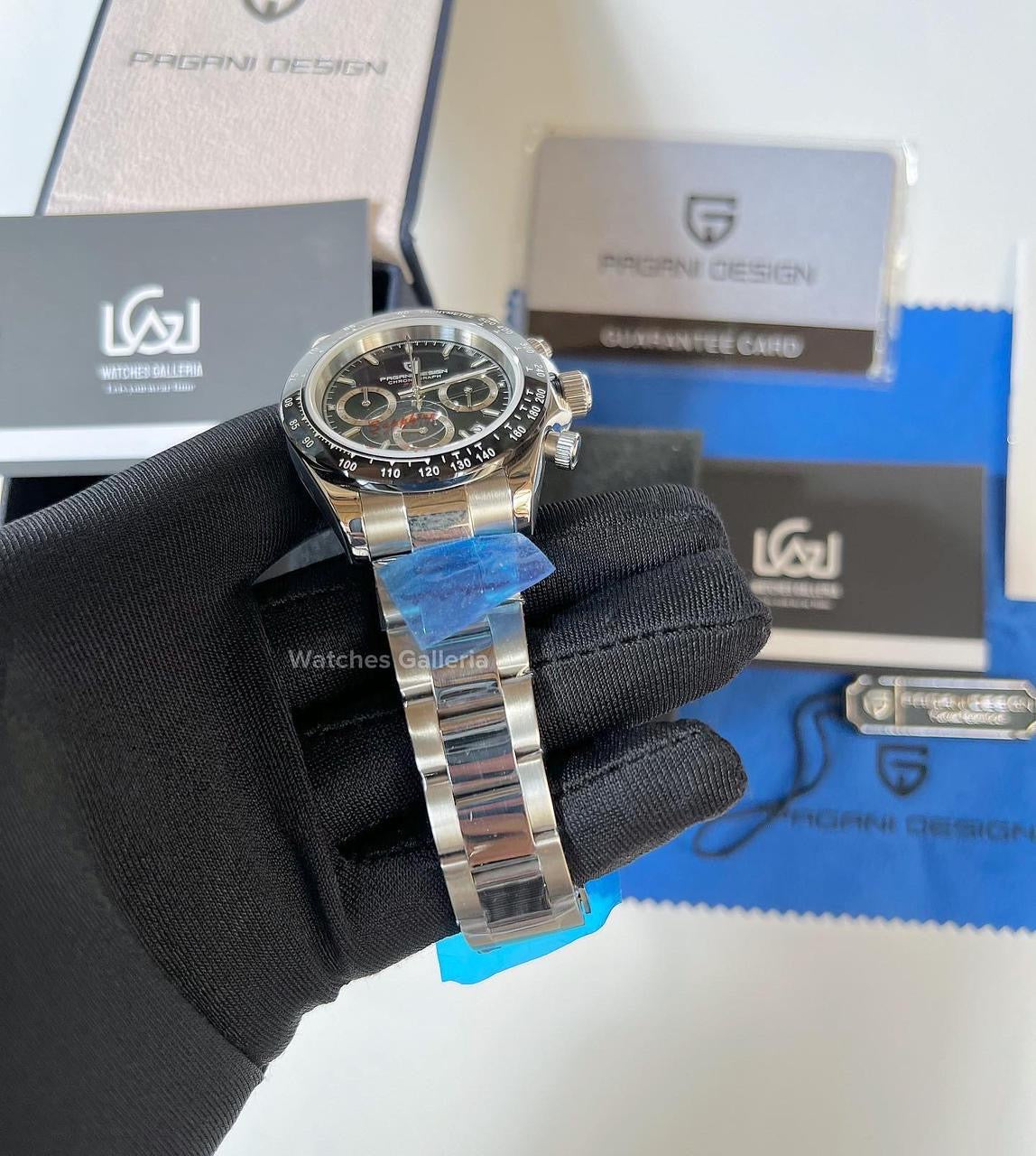 Pagani Design Daytona Quartz (Black) PD1644