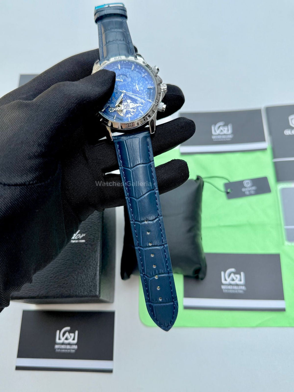 Glenaw Moonphase Automatic (Blue) GL8919 Watches Galleria