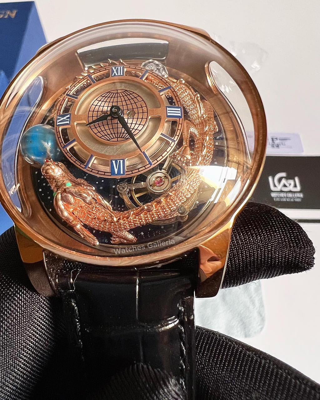 Pindu Design Astronomia Dragon Quartz (Rose Gold) P6532