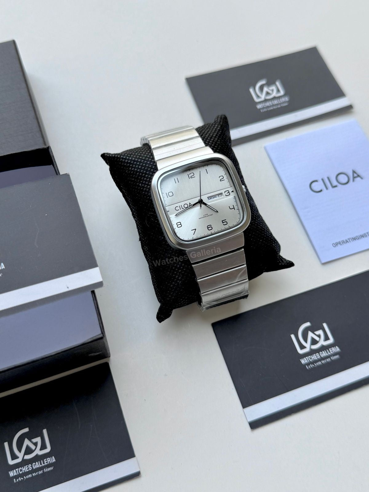 Ciloa Watch 141 TV Style Watch (Silver) | TV Style Watch | Ciloa Watch Pakistan