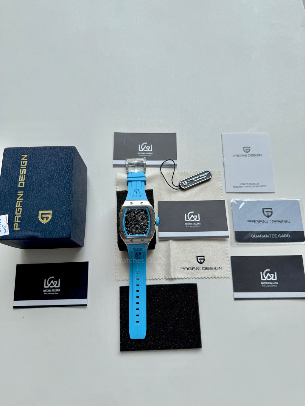Pagani Design Tonneau Calendar Quartz PDys012 (Sky) Pagani Design in Pakistan