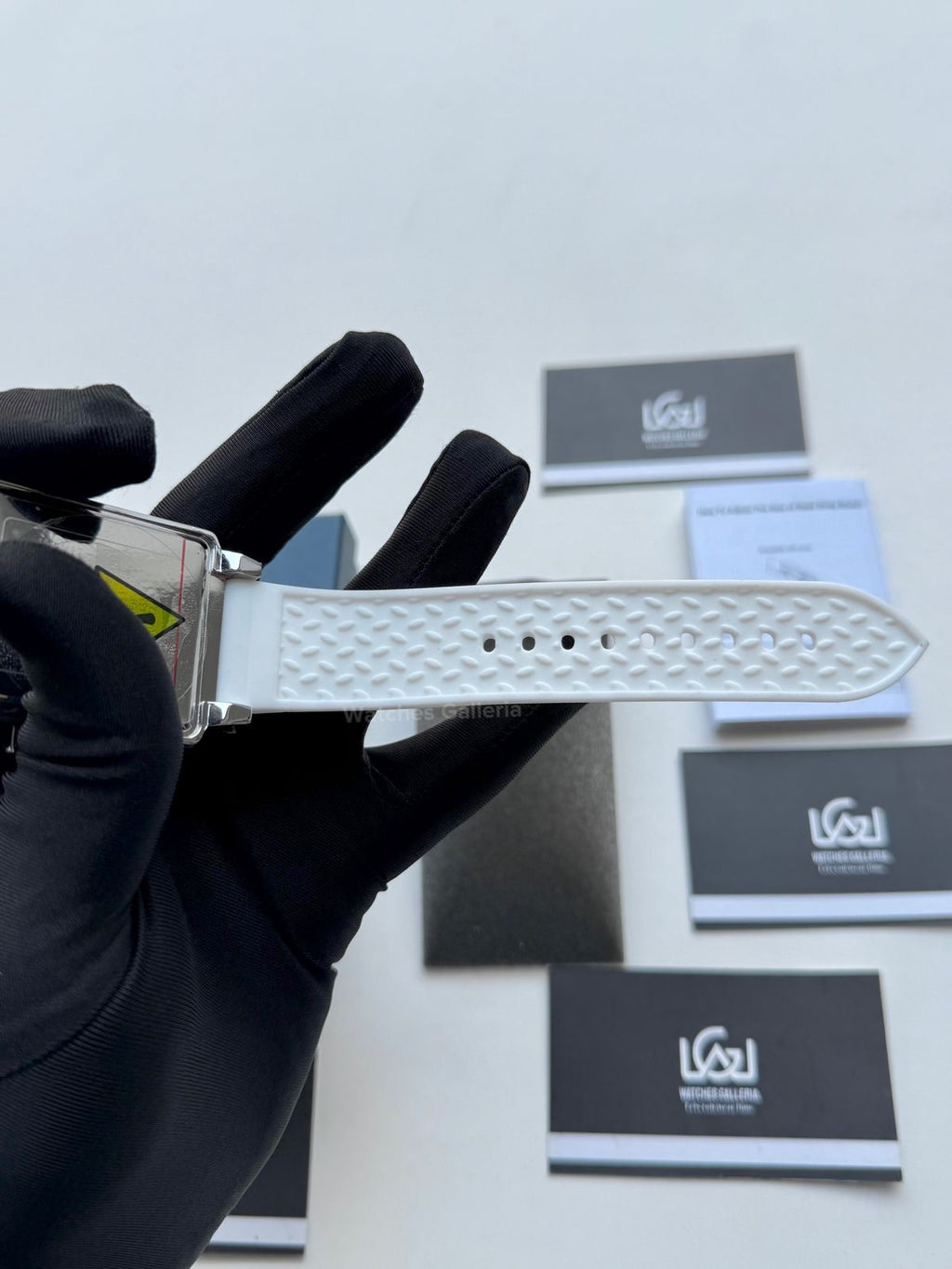 Lige Watch LG8935 Square Chronograph (Silver/White) Lige Watch Pakistan