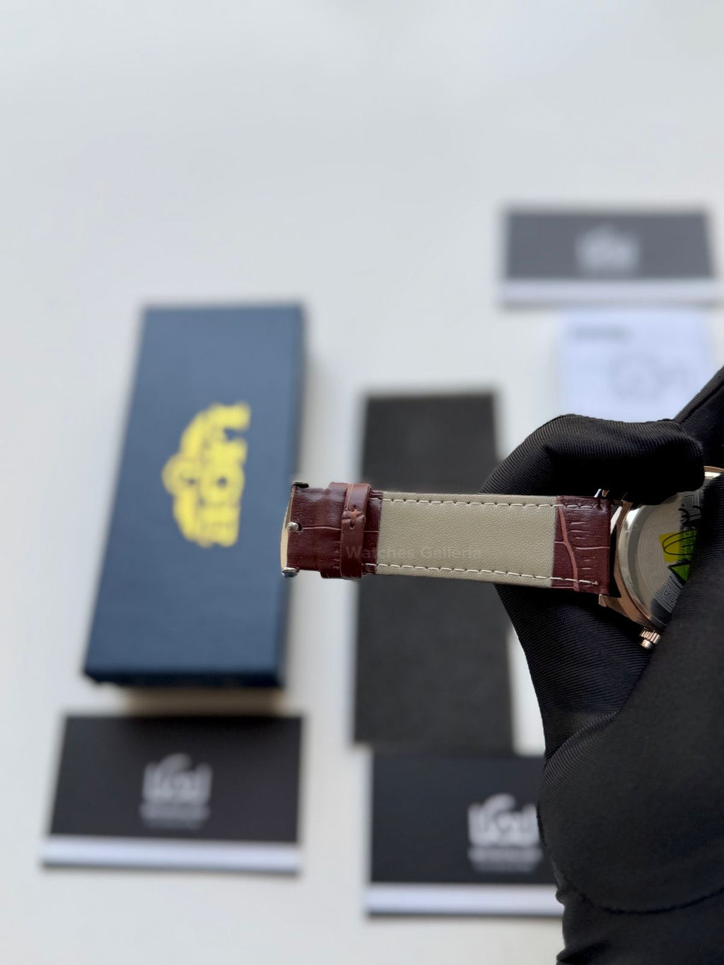 Lige Watch LG89107 Moonphase Chronograph (Brown/Black/Gold) Lige Watch in Pakistan