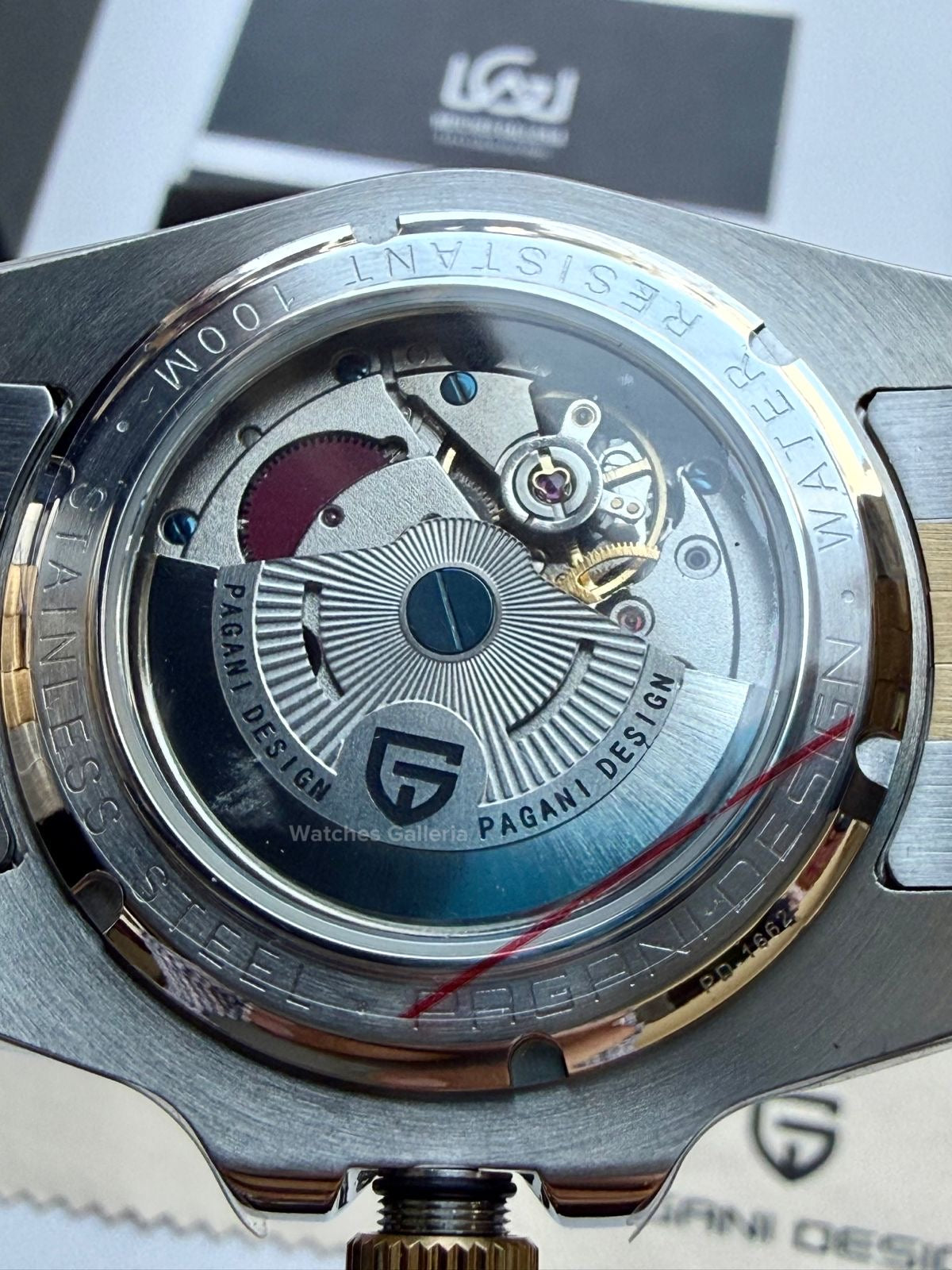 Pagani Design PD1662 GMT Master V6 Two Tone in Pakistan – Automatic GMT Luxury Men’s Watch with Sapphire Crystal & Rotating Bezel