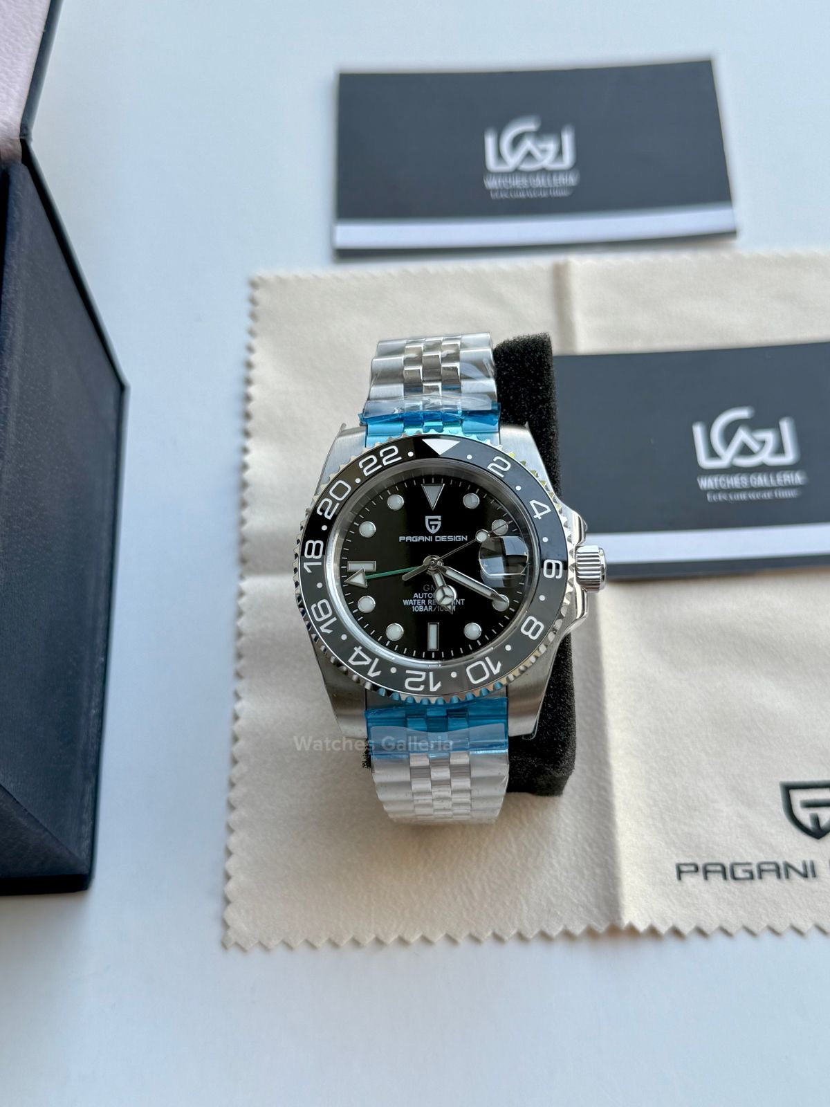 Pagani Design GMT Master II Bruce Wayne Automatic (Jubilee) PD1662 Watches Galleria