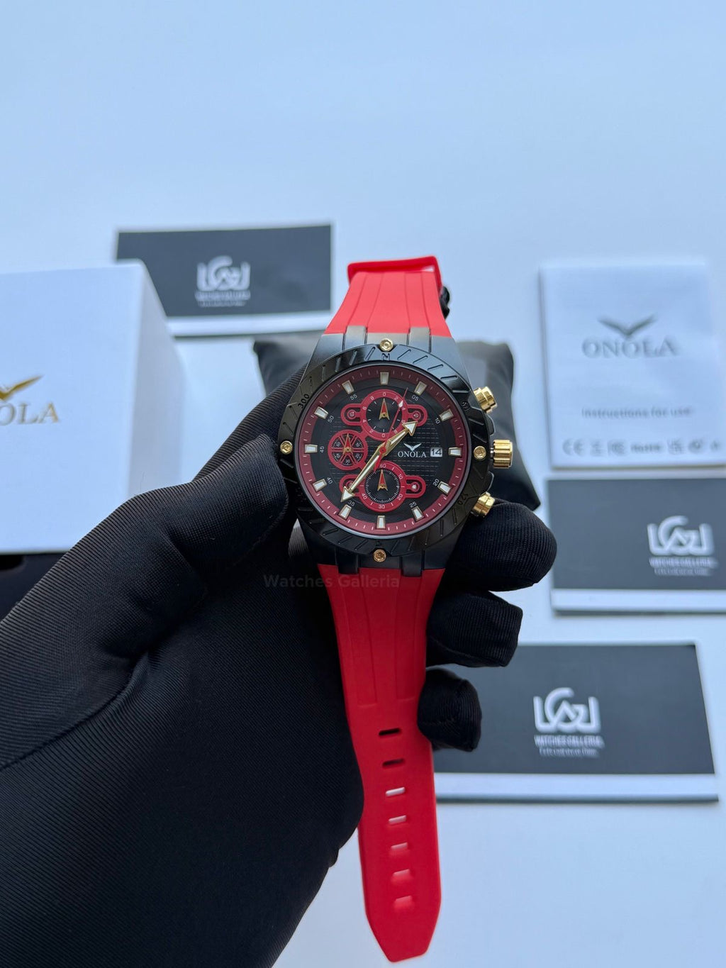 Onola 6857 Offshore Chronograph Red 46mm Quartz – Royal Oak Offshore Design
