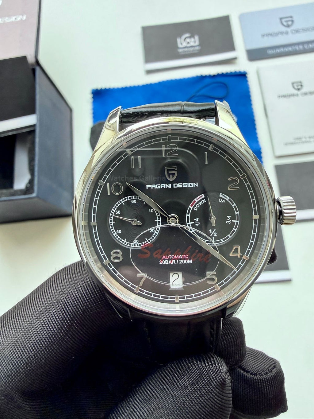 Pagani Design Pilot Series Automatic PD1722 (Black) Pagani Design in Pakistan “DISCONTINUED”