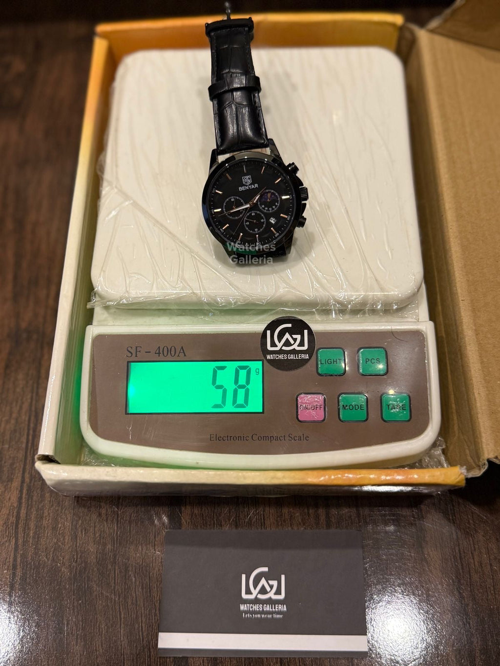 Benyar Chronograph Moonphase Quartz(Black) BY5160 Watches Galleria