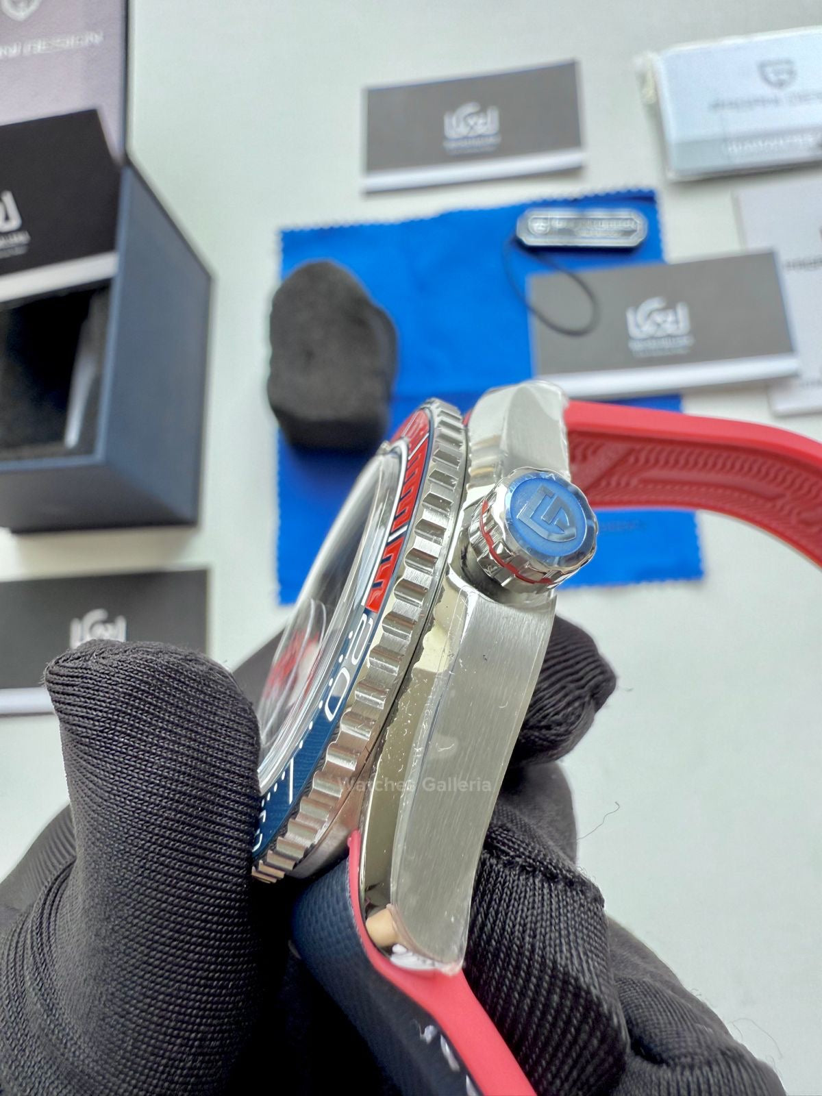 Pagani Design Sea Master Planet Ocean Automatic PD1679 (Blue/Red) Pagani Design in Pakistan