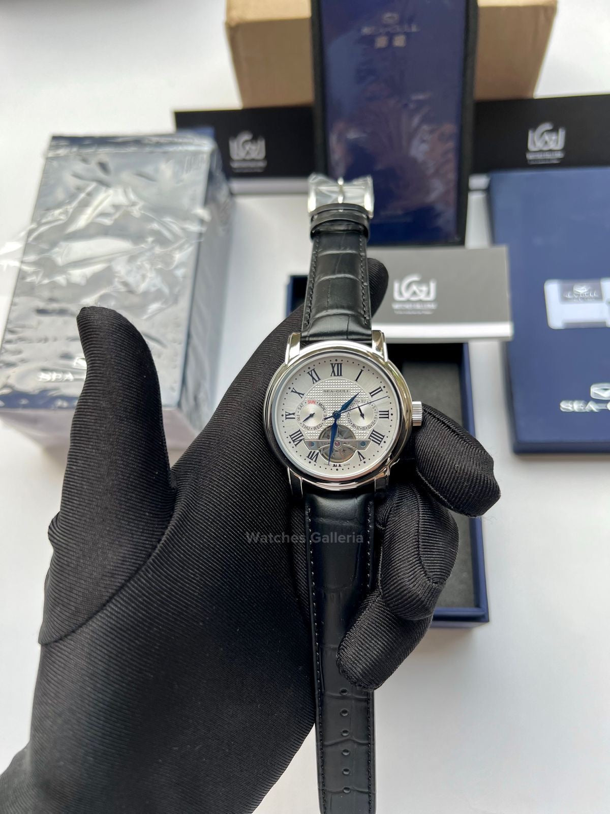 Seagull Flywheel Automatic Mechanical Watch D819622 Watches Galleria