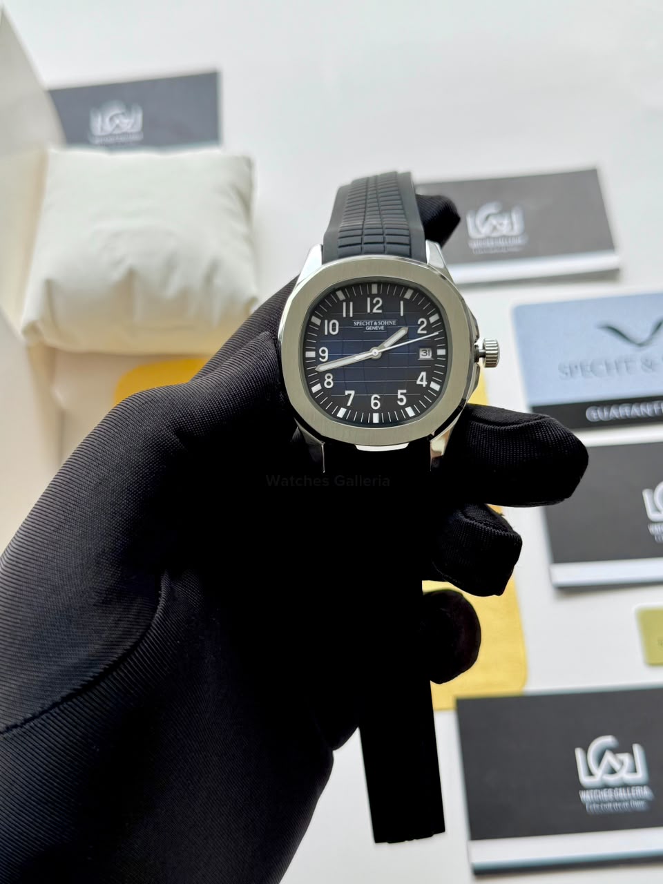 Specht & Sohne SP0008A1 Aquanaut Blue Automatic Watch for Men Sapphire Crystal Original Specht & Sohne Watch Pakistan