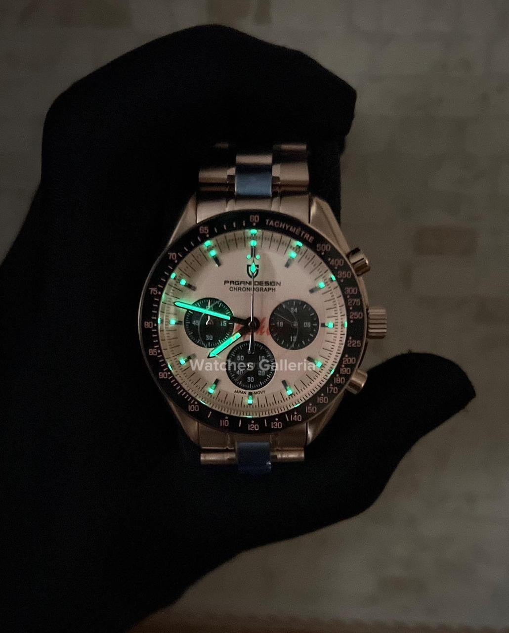 Pagani Design SpeedMaster MoonWatch Quartz (Gold/Black) PD1701 “DISCONTINUED”