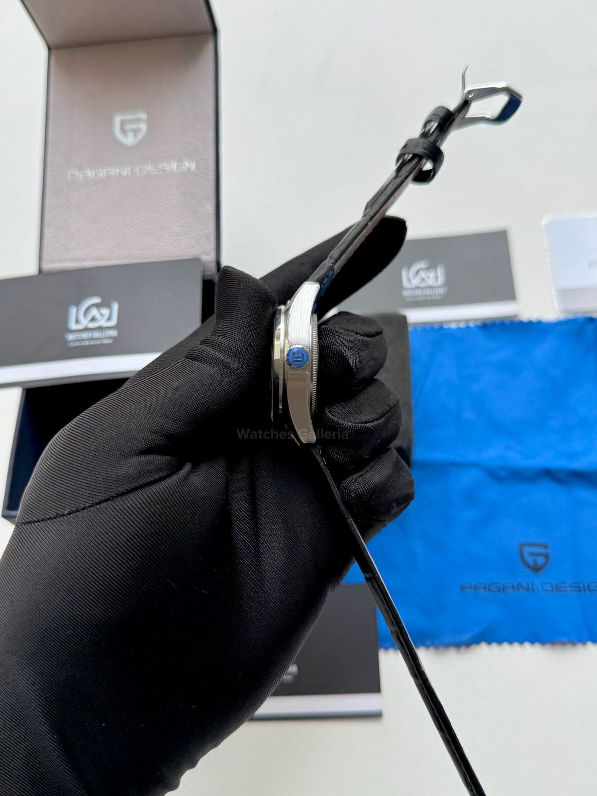 Pagani Design PD1717 Spirit Pilot (Blue/Black Leather Exclusive) Pagani Design Watch Pakistan