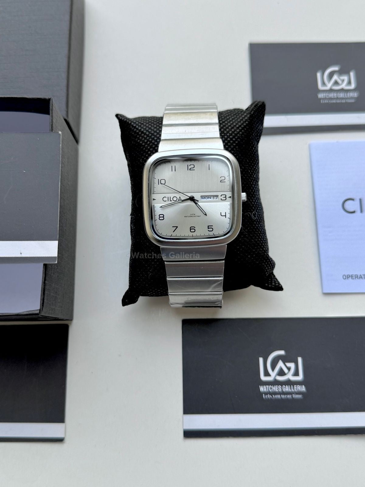 Ciloa Watch 141 TV Style Watch (Silver) | TV Style Watch | Ciloa Watch Pakistan