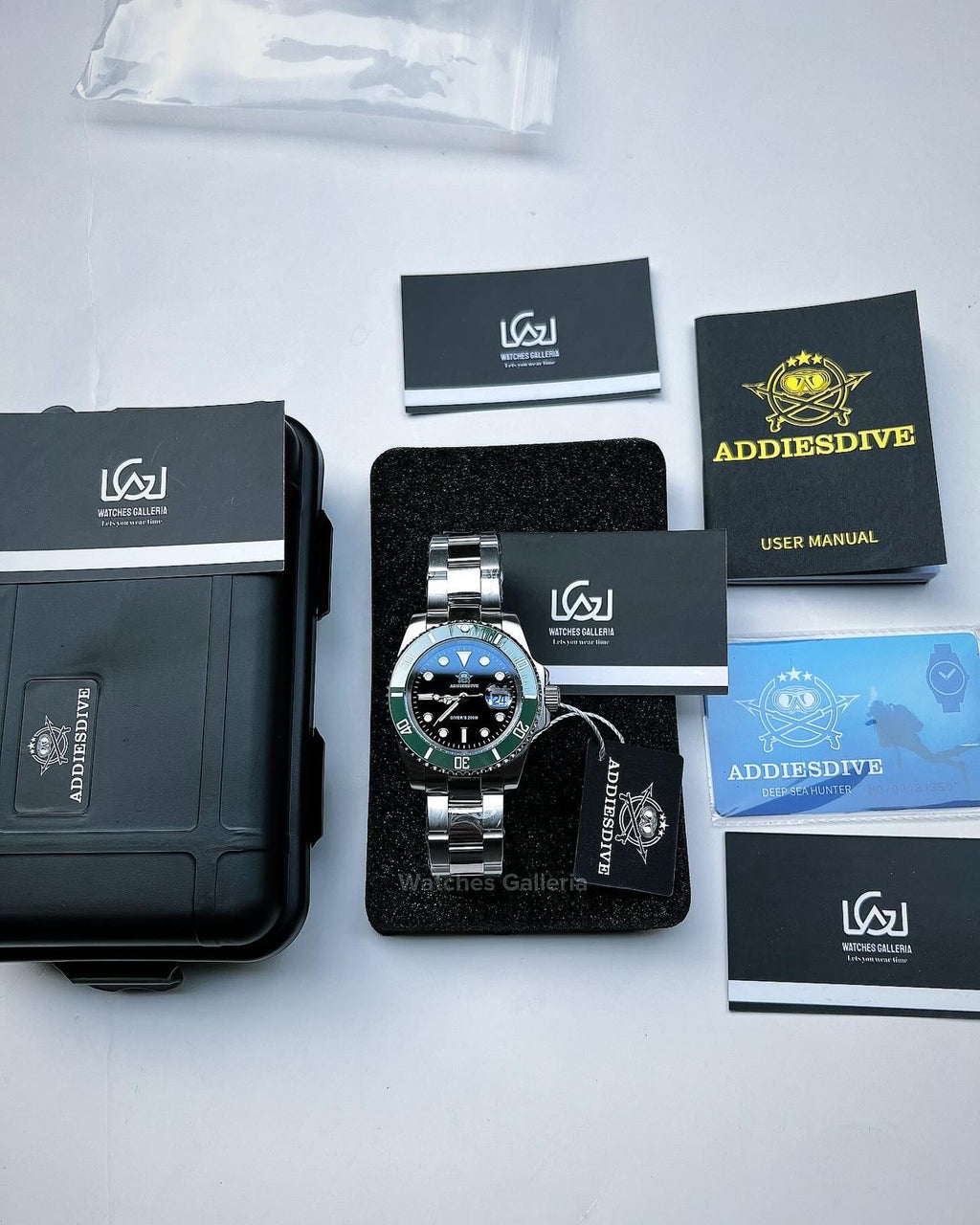 Addiesdive Submariner Kermit MY-H3-2QZ