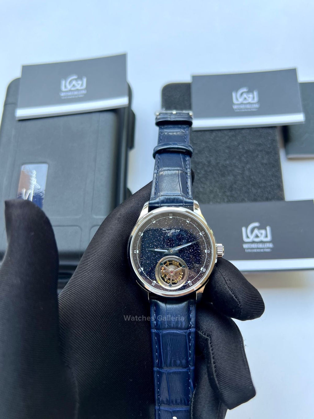 Sugess Tourbillon Master Automatic (Blue) SU8230STRF Watches Galleria