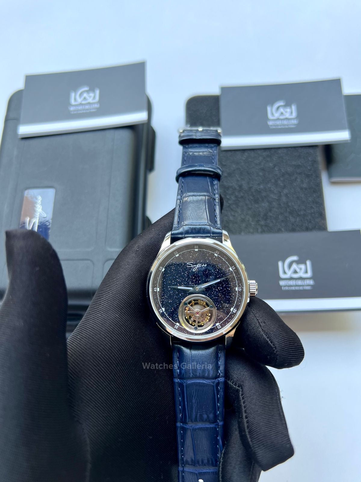 Sugess Tourbillon Master Automatic (Blue) SU8230STRF Watches Galleria