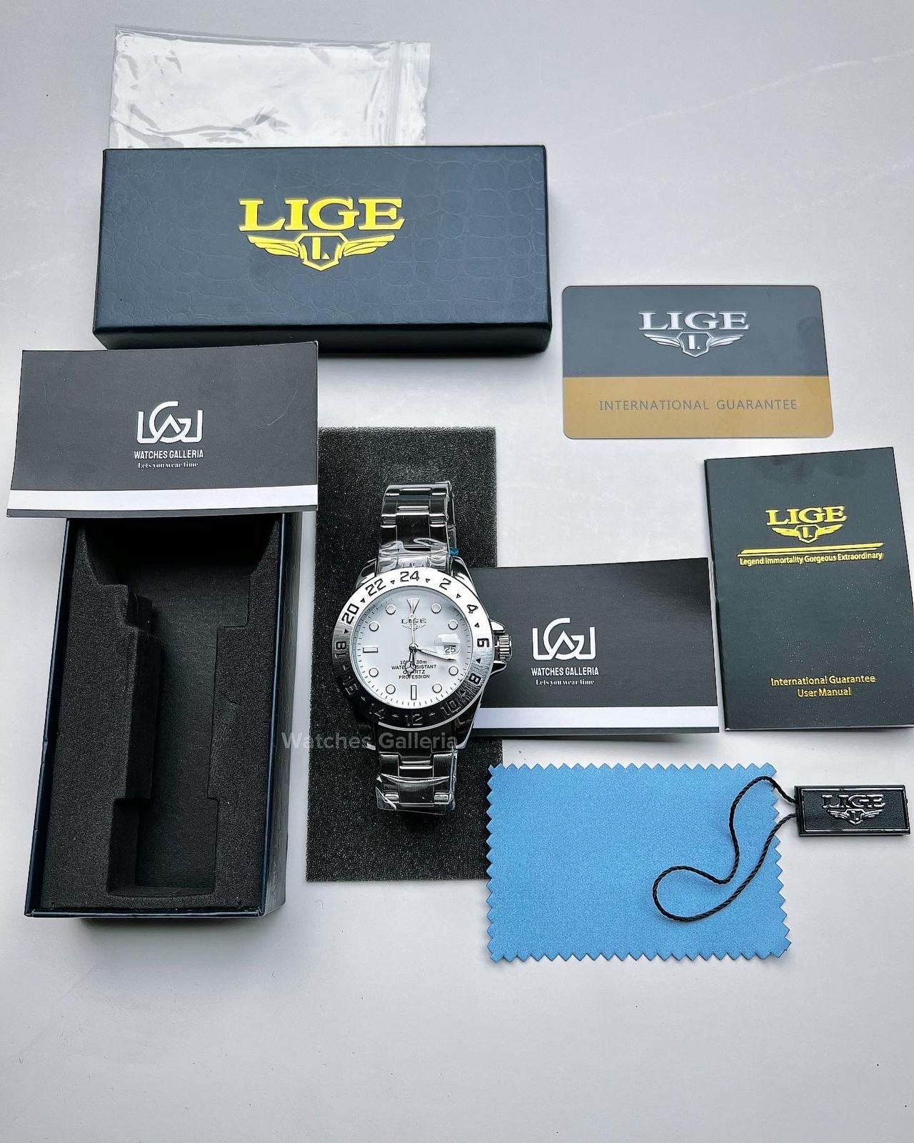 Lige Explorer II Quartz (White) LG8947
