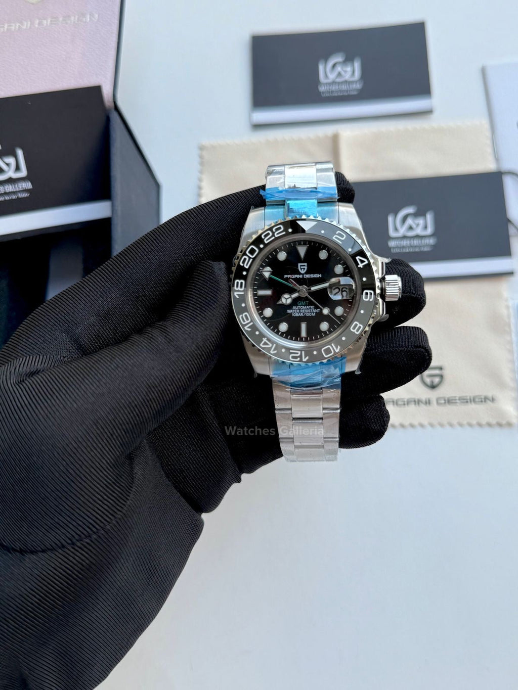 Pagani Design GMT Master II Oyster Bruce Wayne PD1662 Watches Galleria