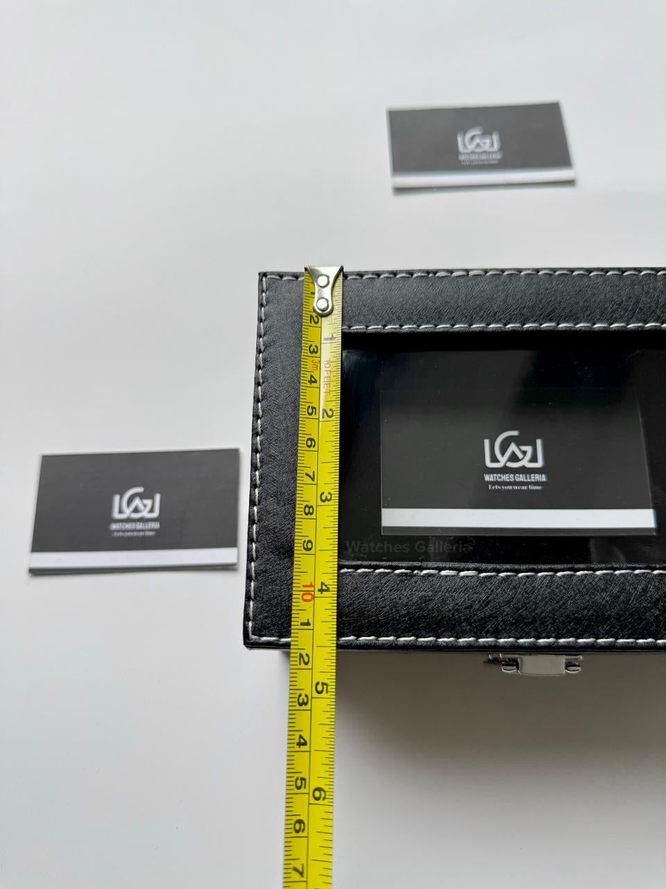 Watch Organizer Box (Black) | 3 Slots Watch Box | Watch Storage Box | Watch Box