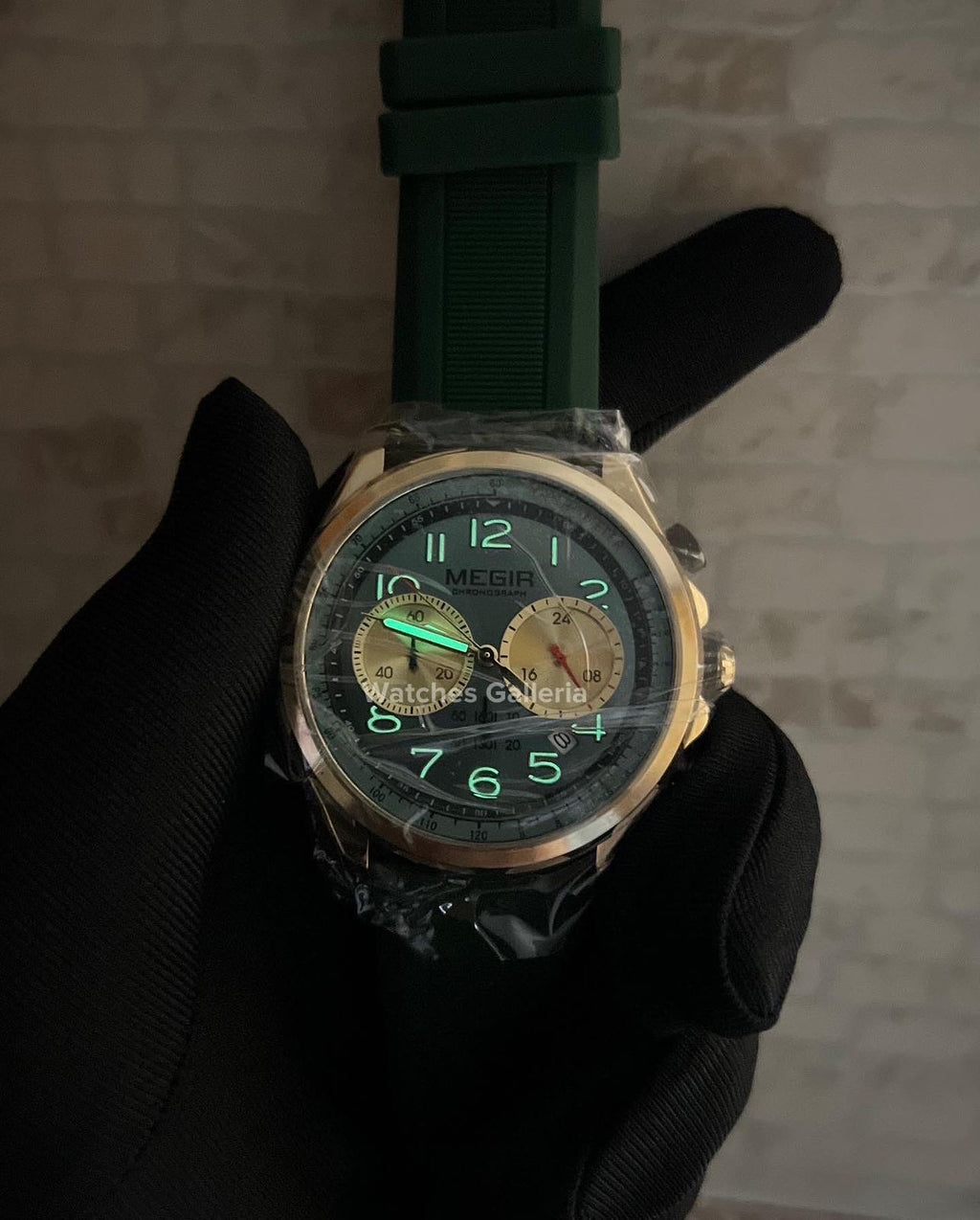 Megir Panda Chronograph Quartz (Green) MN2230