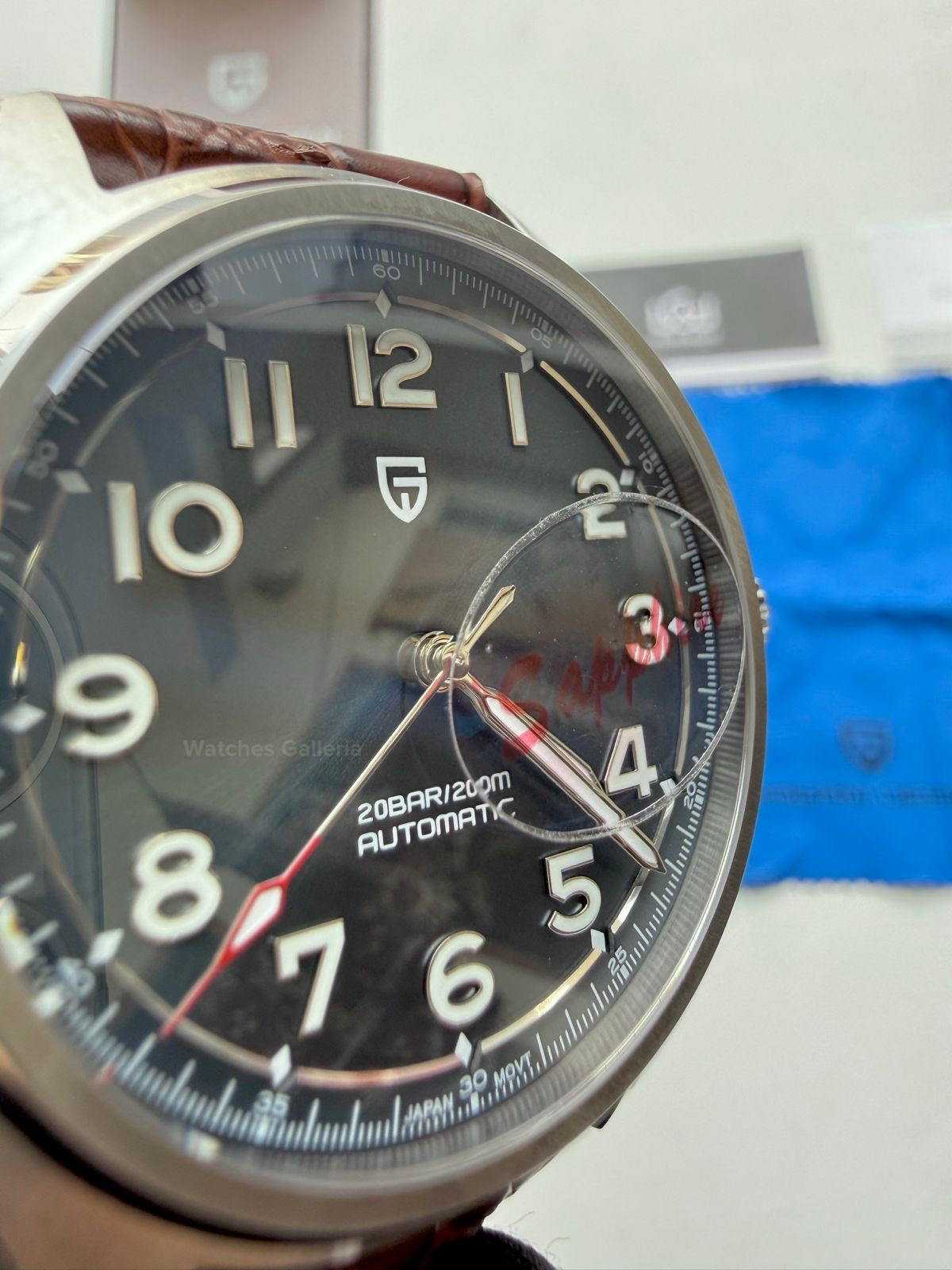 Pagani Design PD1717 Spirit Pilot (Blue/Brown Leather Exclusive) Pagani Design Watch Pakistan