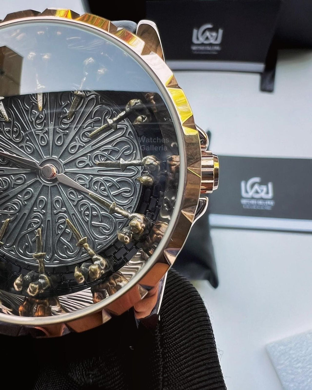 Onola Round Table Watch Quartz (Rose Gold) ONL12RT Watches Galleria