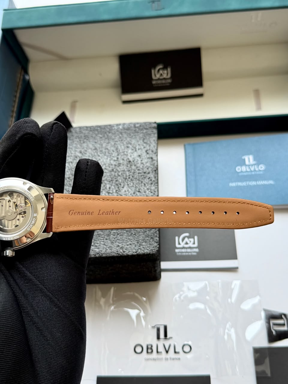 OBLVLO GC (Brown Silver Black) Grand Complications Celestial Automatic Watch Brown & Black Dial with Rose Gold Details, Moving Constellation & Earth Display – OBLVLOGC | Oblvlo