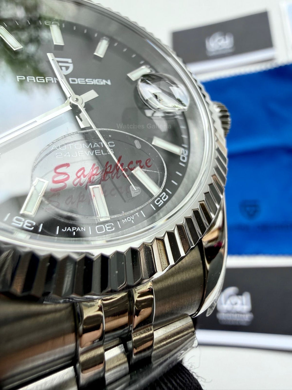 Pagani Design Datejust Automatic PD1645 (Black) Pagani Design in Pakistan