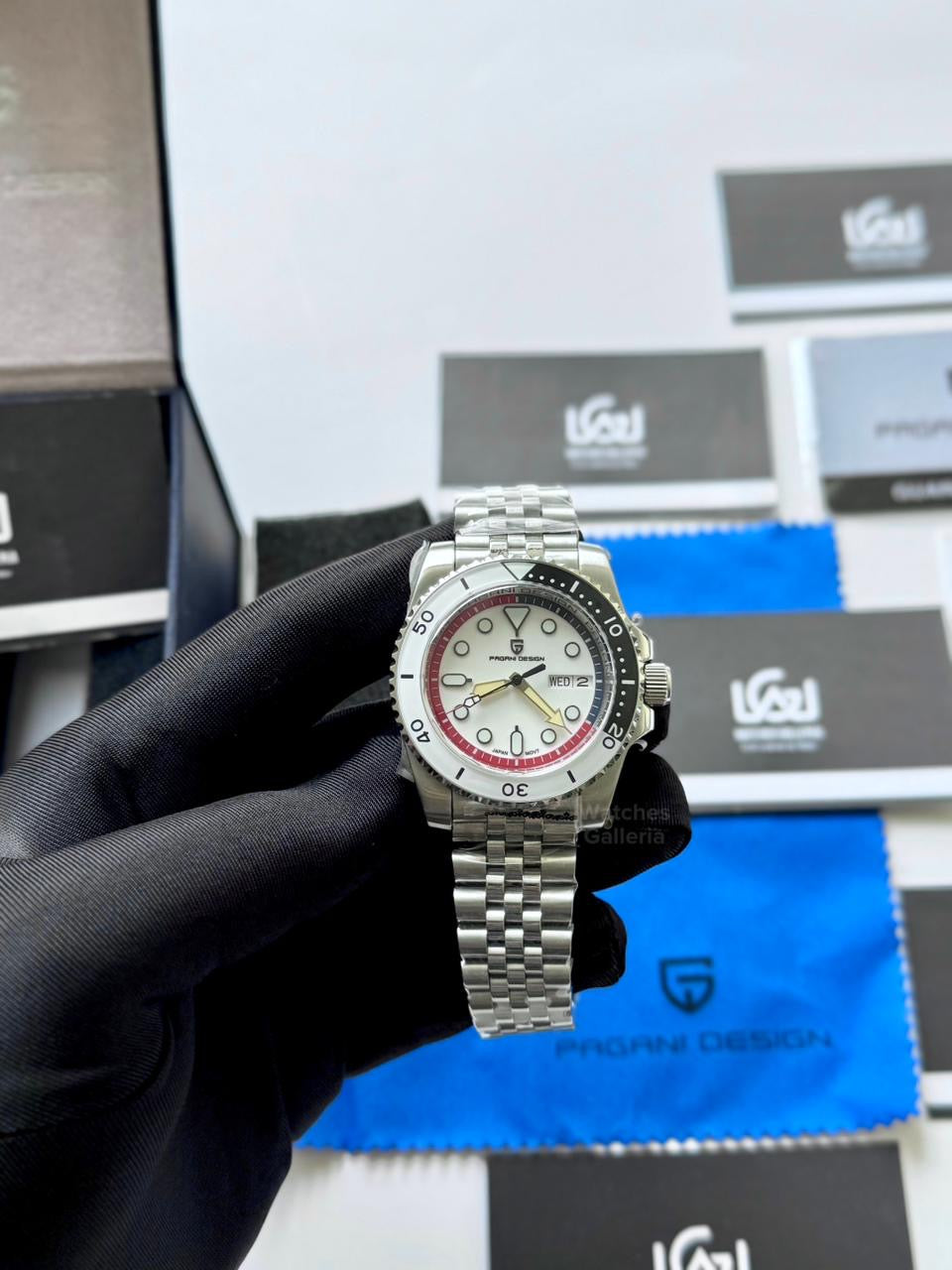 Pagani Design PD1726 Mini Gundam Limited Edition Automatic Watch – Sapphire Crystal, Seiko NH36A, Ceramic Bezel