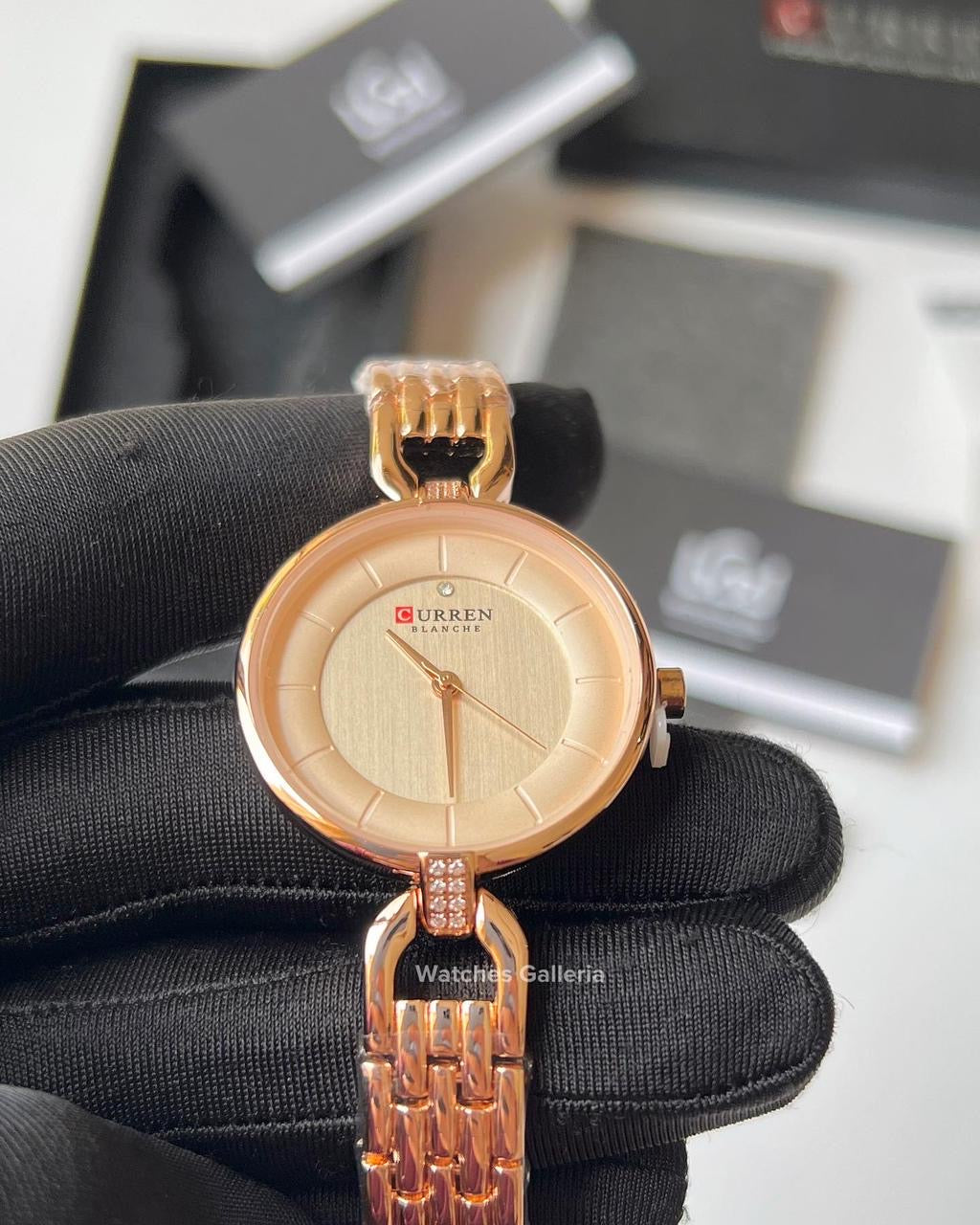 Curren Ladies Watch Quartz (Gold) C9052